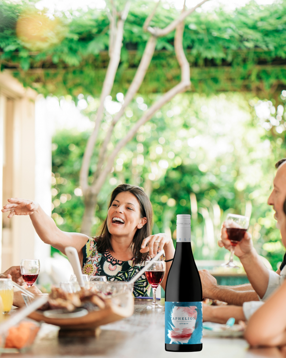 Bottle of Aphelion Affinity Grenache Mataro Shiraz wine