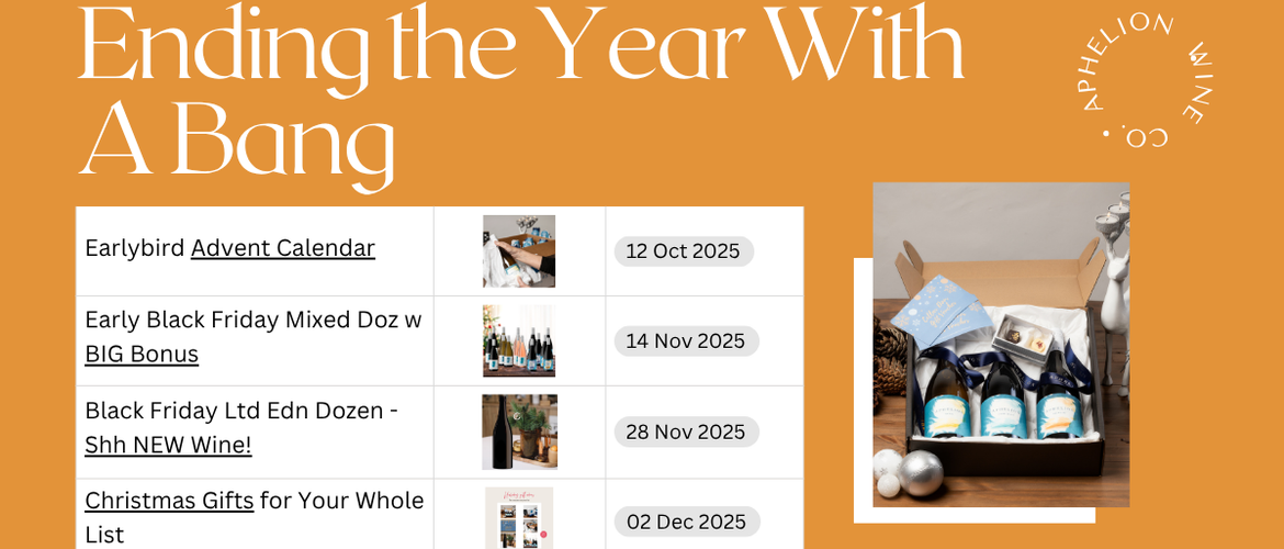 End of Year Offers Incoming! End The Year With A Bang!