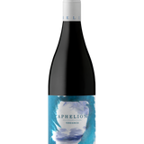 Bottle of Aphelion Tendance Shiraz with blue and navy label